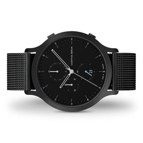 Lilienthal Chronograph Schwarz Mesh