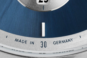 Lilienthal Berlin Duality Silver Blue - Leder Dunkelbraun