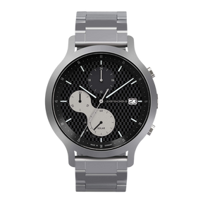 Lilienthal Berlin Chronograph Limited Edition Solar III Steel Silber