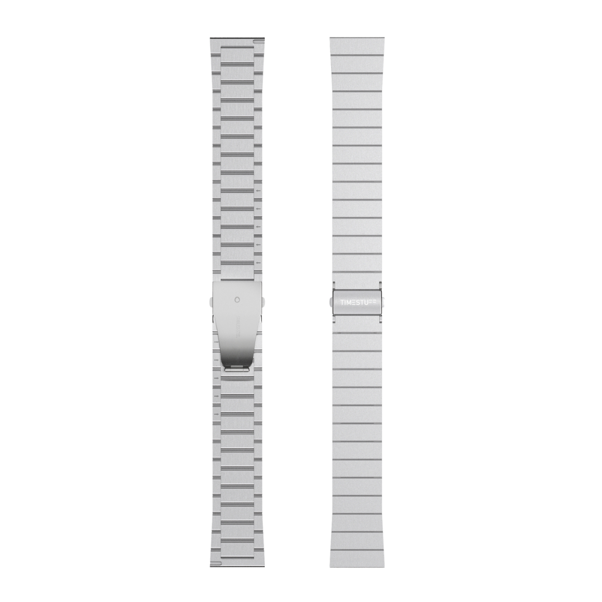 TIMESTUFF 20mm stainless steel link bracelet – stylish upgrade for watches &amp; smartwatches