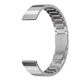 TIMESTUFF 20mm stainless steel link bracelet – stylish upgrade for watches &amp; smartwatches