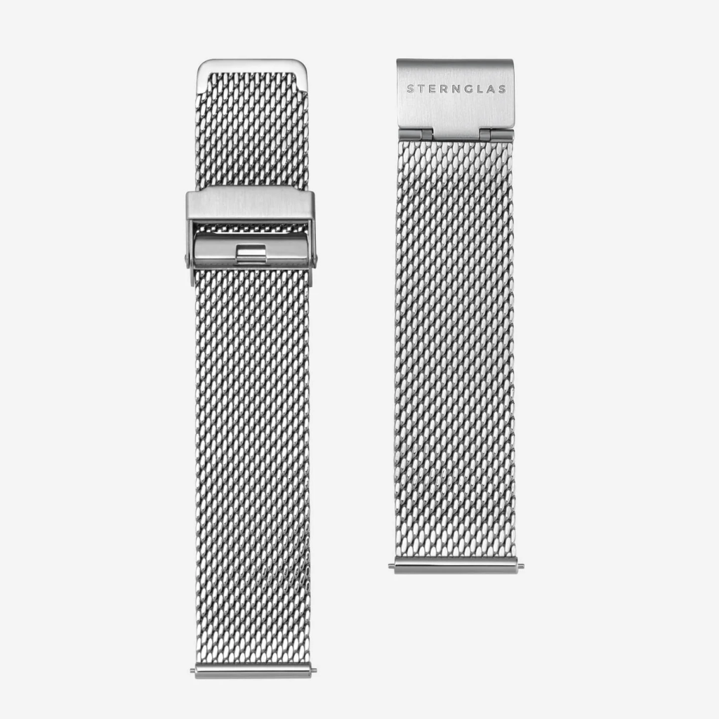 Sternglas Premium 20 mm mit silberner Schließe: Wie ein einziges Armband deine Uhr „neu zusammensetzt“