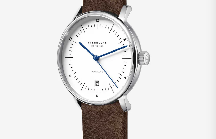 Sternglas Naos Automatik Weiss Silber: Bauhaus-Minimalismus und „lebendige“ Mechanik für jeden Tag