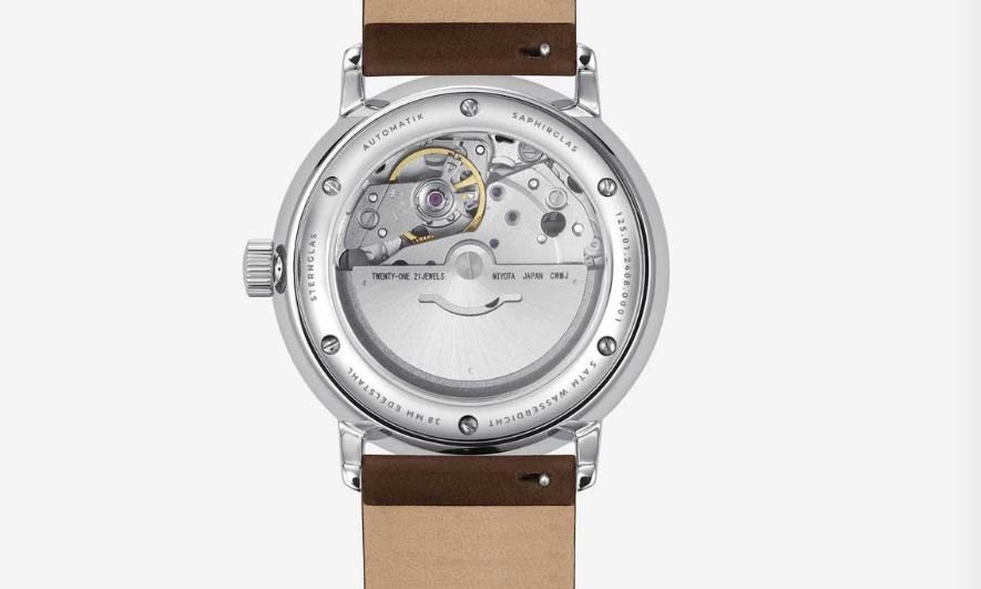 Sternglas Naos Automatik Weiss Silber: Bauhaus-Minimalismus und „lebendige“ Mechanik für jeden Tag