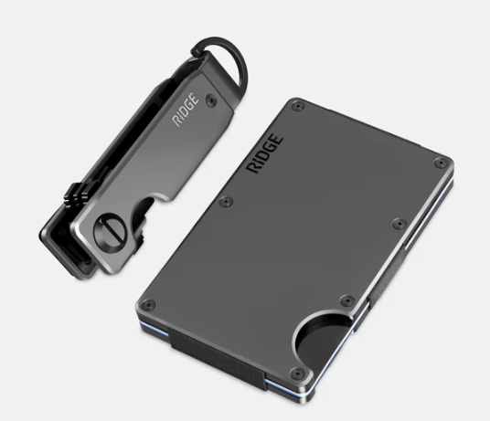 Ridge Wallet Titanium Matte Gunmetal: Premium-Minimalismus, der deine Taschen wirklich entlastet