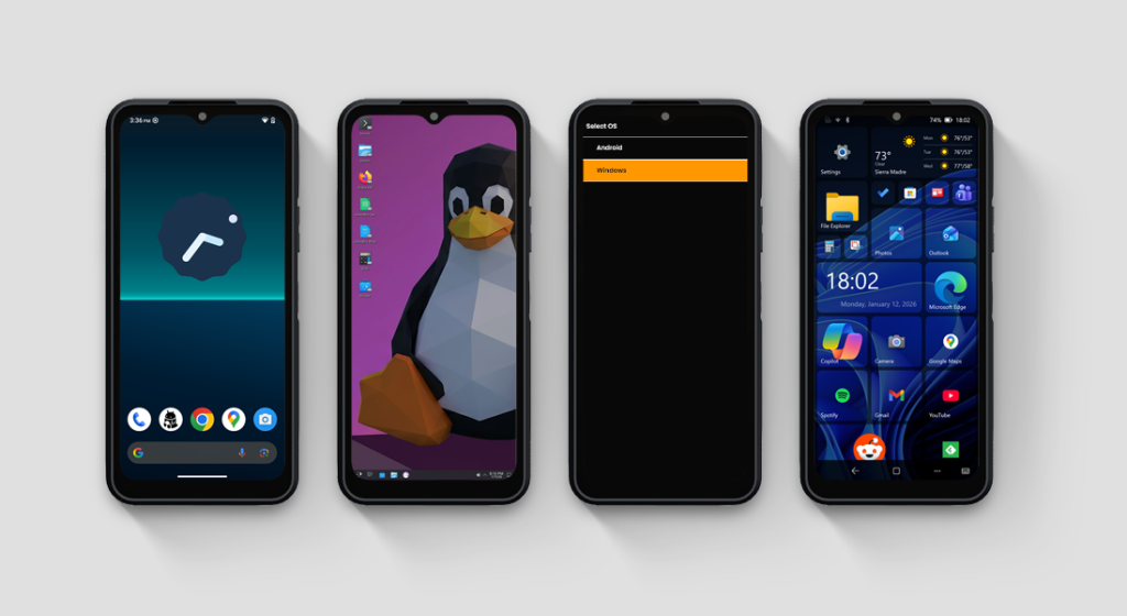 NexPhone – Smartphone statt PC: Windows 11 und Linux, technische Daten und Preis