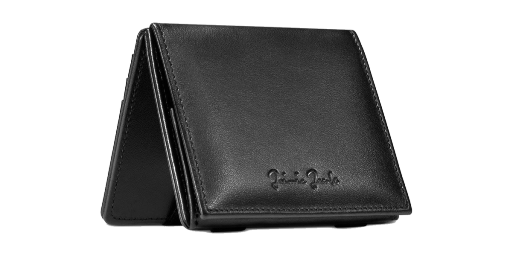Jaimie Jacobs Flap Boy RFID Schwarz/Schwarz: die „magische“ Geldbörse, die Ordnung in die Tasche bringt Jaimie Jacobs Flap Boy RFID Schwarz/Schwarz