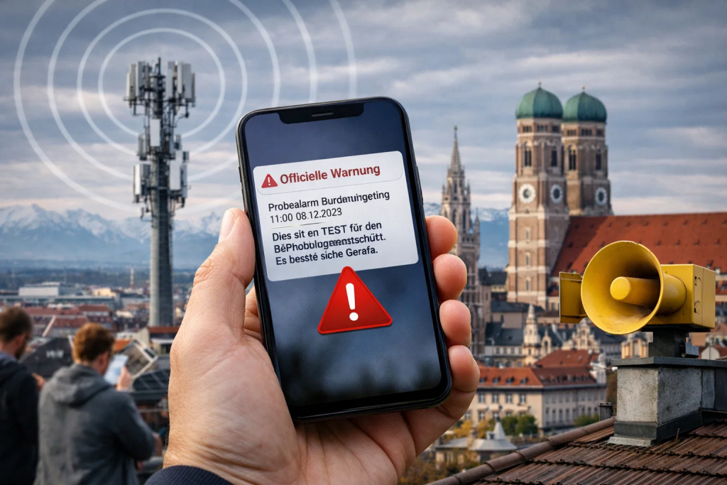 Probealarm in Bayern: Warum viele Menschen die Warnung per Cell Broadcast verspätet oder gar nicht bekamen