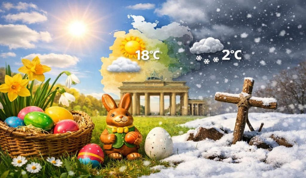 Ostern 2026 in Deutschland: Wie das Wetter in der Karwoche wird und ob noch Schnee droht Ostern 2026 in Deutschland: Wie das Wetter in der Karwoche wird und ob noch Schnee droht