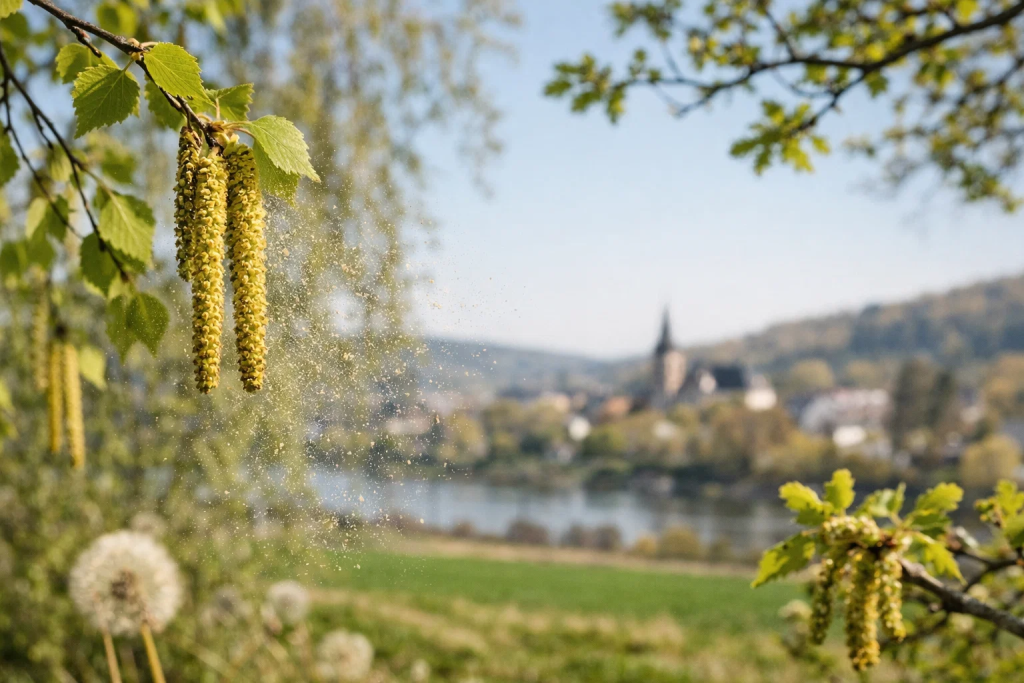 Pollenbelastung in Deutschland am 12. April 2026: Wo der Pollenflug heute hoch ist