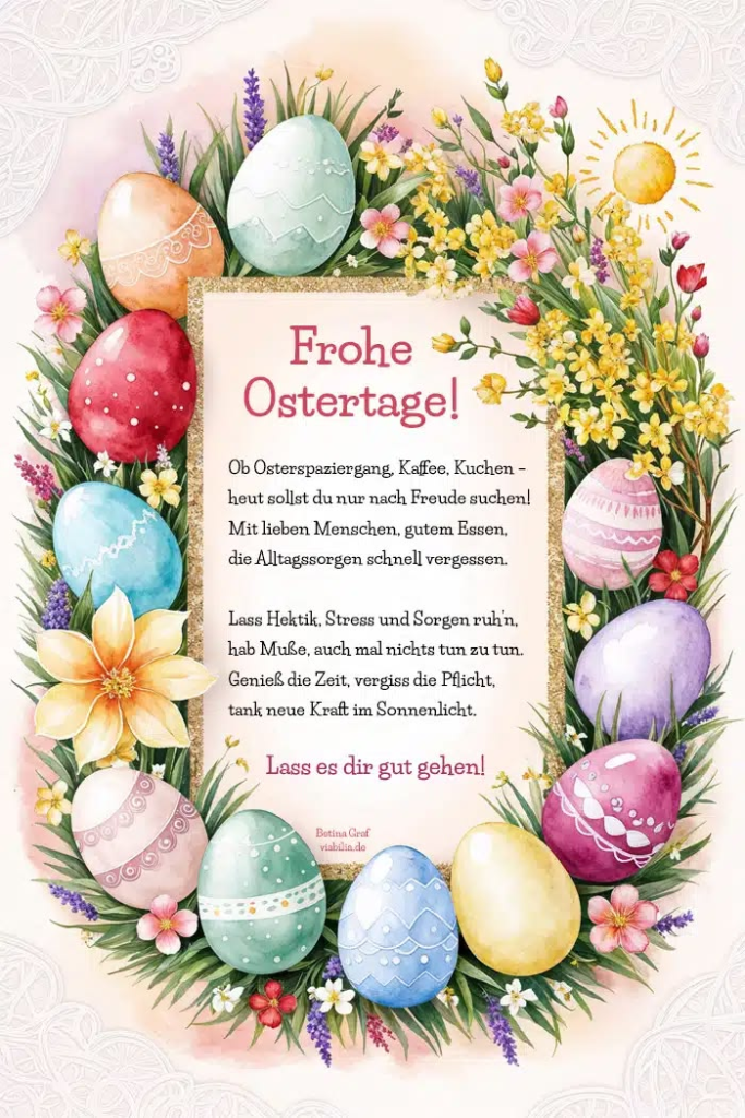 Glückwünsche zu Ostern 2026: SMS, kurze Wünsche, Karten, Bilder und GIFs