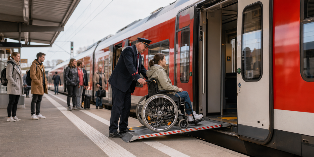 DB-Verspätung wegen Rollstuhl? Was hinter der Empörung um die Bahn-Durchsage steckt