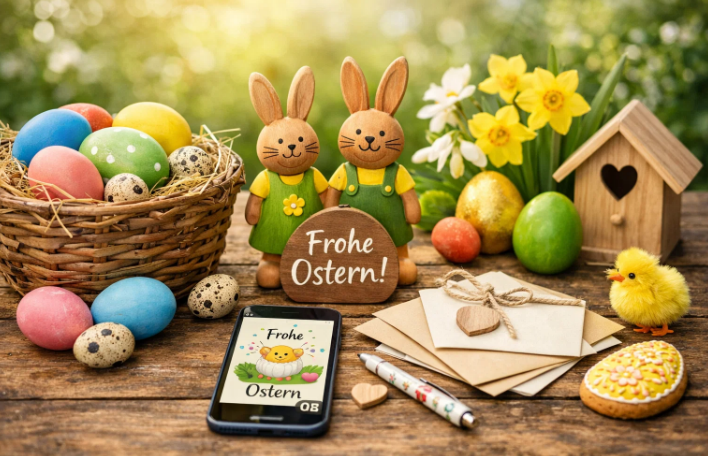 Glückwünsche zu Ostern 2026: SMS, kurze Wünsche, Karten, Bilder und GIFs Glückwünsche zu Ostern 2026: SMS, kurze Wünsche, Karten, Bilder und GIFs