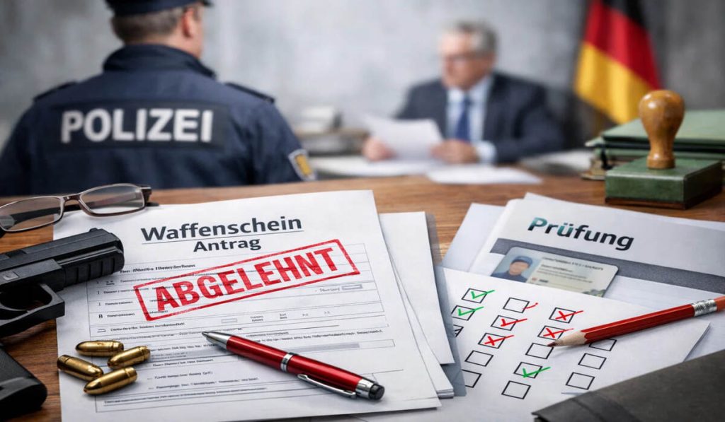 Kleiner Waffenschein abgelehnt 2026: Mögliche Gründe, Prüfungen durch die Behörde und was Antragsteller wissen sollten