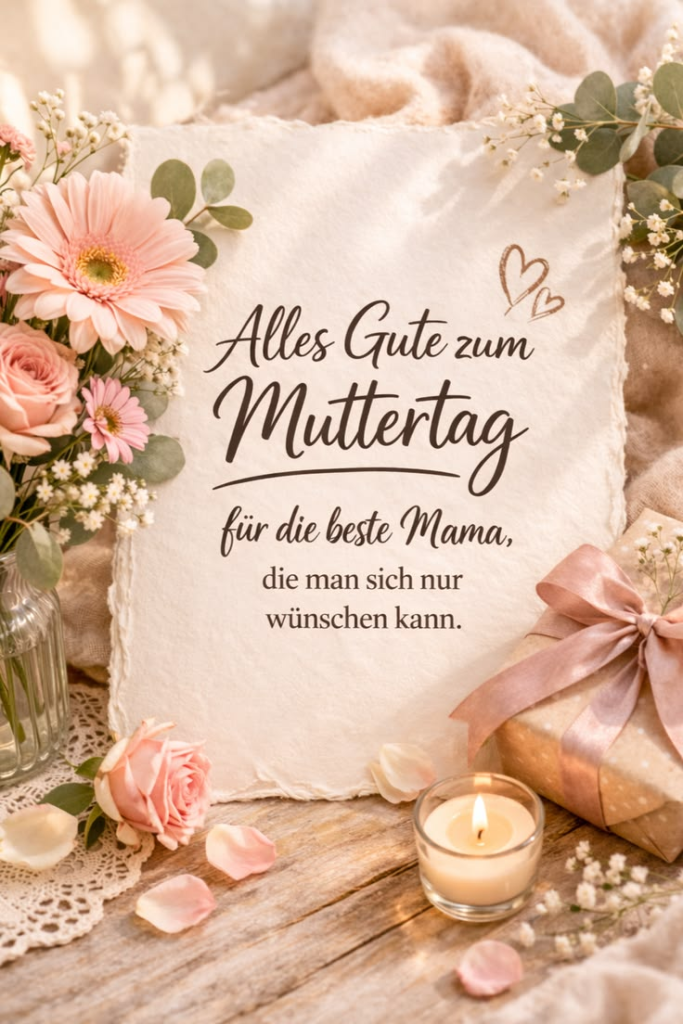 Muttertag 2026 in Deutschland: schöne SMS, kurze Wünsche, Grußkarten, Bilder und GIFs für Mama
