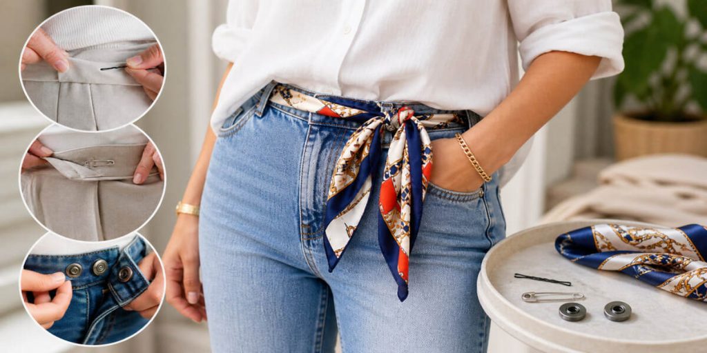 Hose zu weit? Mit diesen einfachen Tricks sitzt sie auch ohne Gürtel wieder perfekt Hose zu weit? Mit diesen einfachen Tricks sitzt sie auch ohne Gürtel wieder perfekt