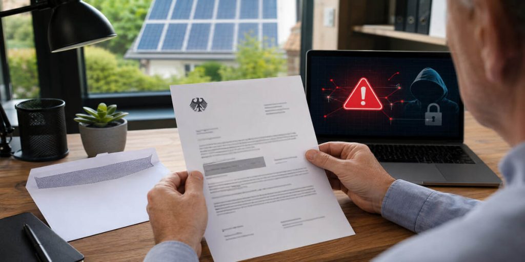 Bundesnetzagentur warnt vor Betrug: Wie PV-Betreiber gefälschte Briefe erkennen Bundesnetzagentur warnt vor Betrug: Wie PV-Betreiber gefälschte Briefe erkennen