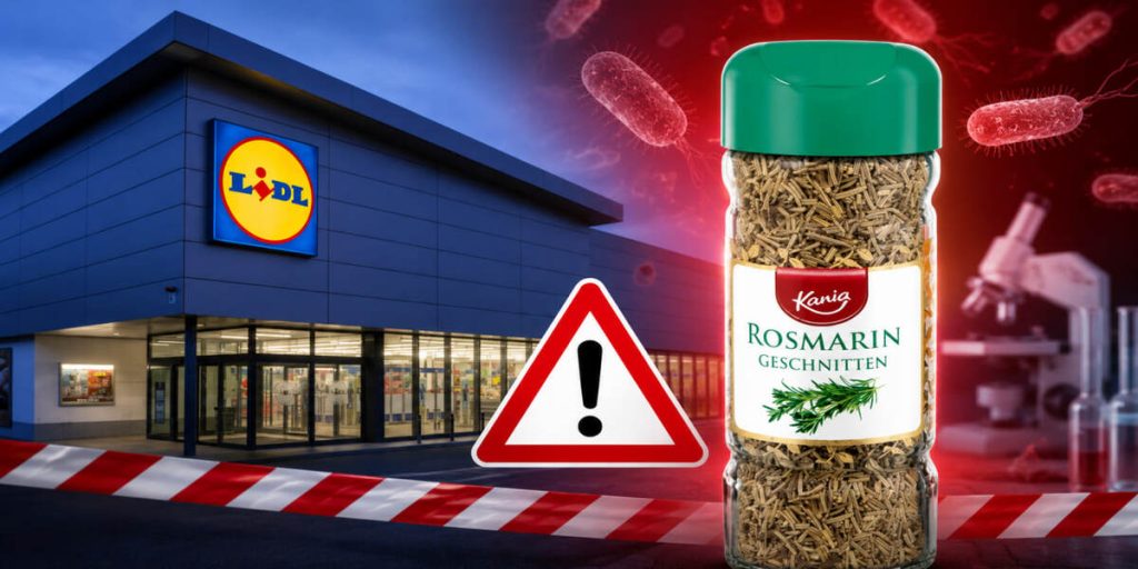Lidl ruft Gewürz wegen Salmonellen zurück: Dieser Kania-Rosmarin sollte nicht gegessen werden Lidl ruft Gewürz wegen Salmonellen zurück: Dieser Kania-Rosmarin sollte nicht gegessen werden