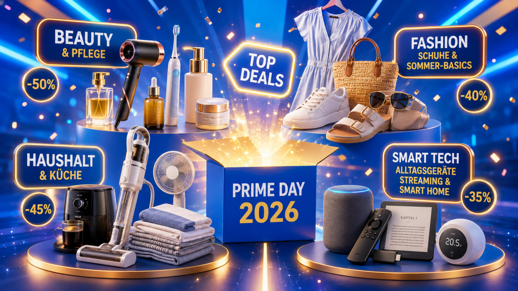 Amazon Prime Day 2026 startet früher: Datum, Dauer und Deal-Tipps für Beauty, Fashion & Haushalt