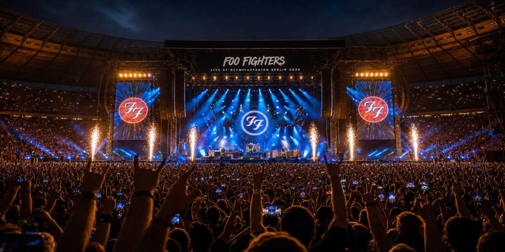 Foo Fighters in Berlin 2026: Einlass, Support, Setlist und was Fans vor dem Olympiastadion wissen müssen