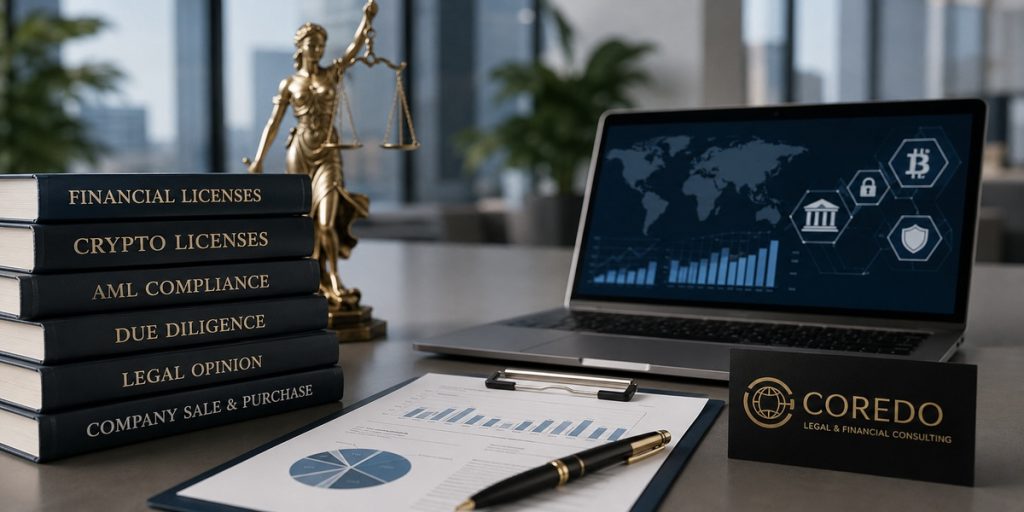 Finanz- und Kryptolizenzen: Worauf Unternehmen bei der rechtlichen Vorbereitung achten sollten Finanz- und Kryptolizenzen: Rechtssicherheit, Due Diligence und AML für Unternehmen