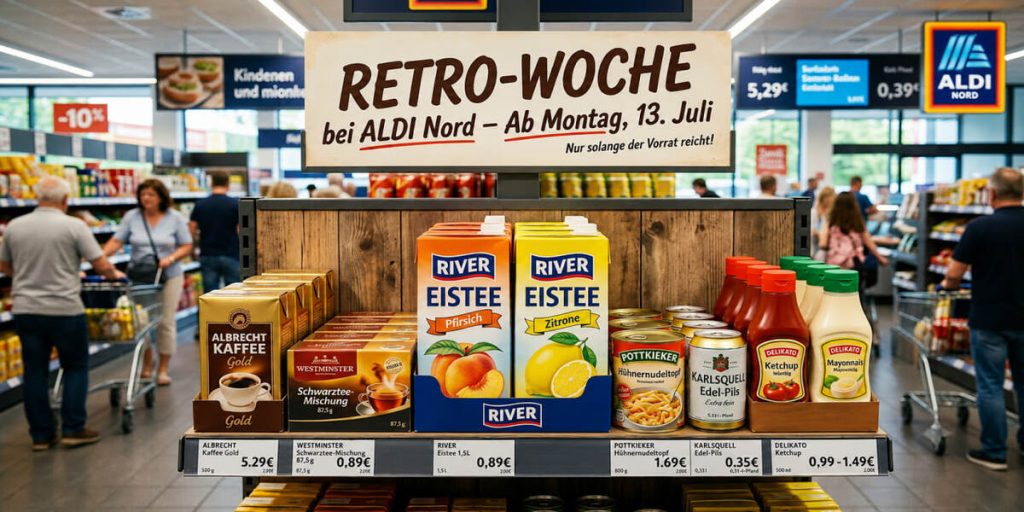 ALDI Retro-Woche 2026: Diese Kultprodukte sind ab 13. Juli zurück