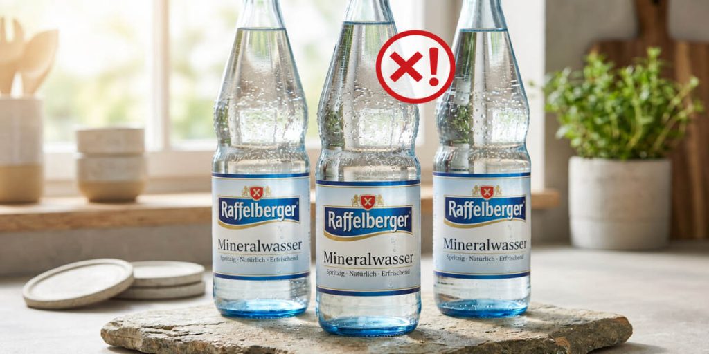 Mineralwasser-Rückruf: Diese Raffelberger-Flaschen sollten Sie nicht trinken