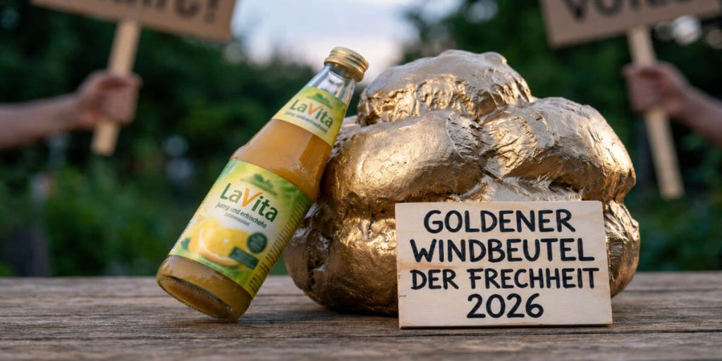 LaVita gewinnt den Goldenen Windbeutel 2026: Preis, Inhaltsstoffe und Kritik im Faktencheck LaVita bekommt den Goldenen Windbeutel 2026: Was foodwatch konkret kritisiert