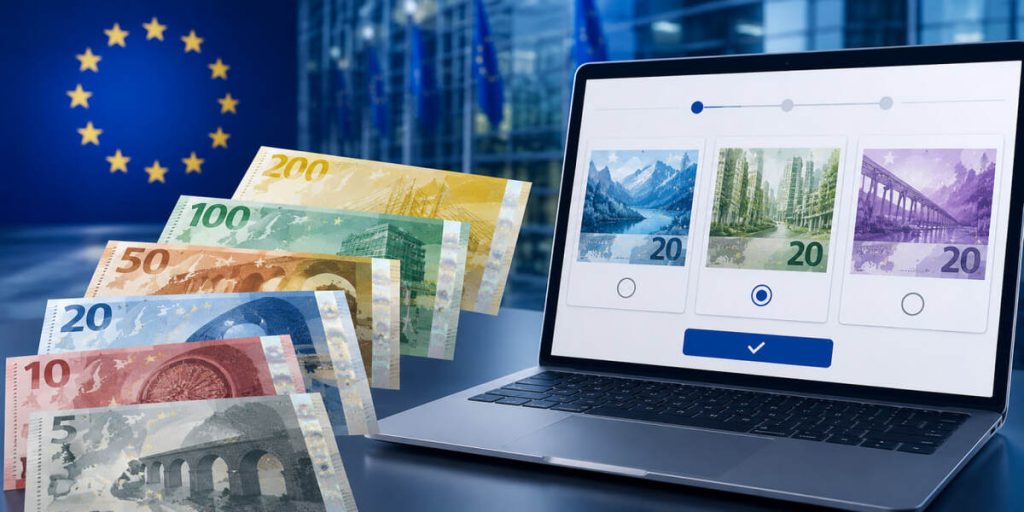 Neue Euro-Banknoten: So stimmen Sie über die zehn Designs ab