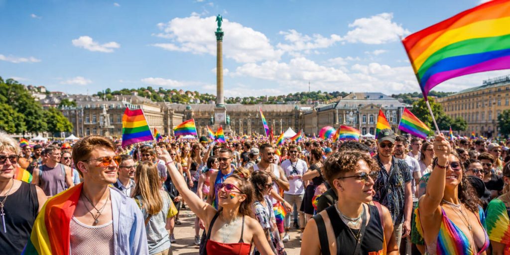 CSD Stuttgart 2026 heute: Route, Programm und Hocketse bis zum Abend CSD Stuttgart 2026 heute: Route, Programm und Hocketse bis zum Abend