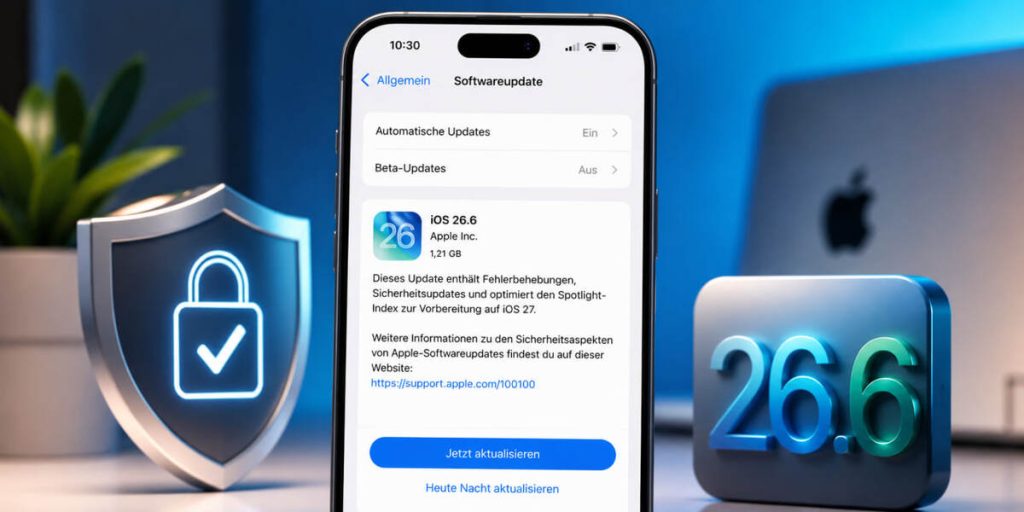 iOS 26.6 ist da: Diese iPhones bekommen das Sicherheitsupdate
