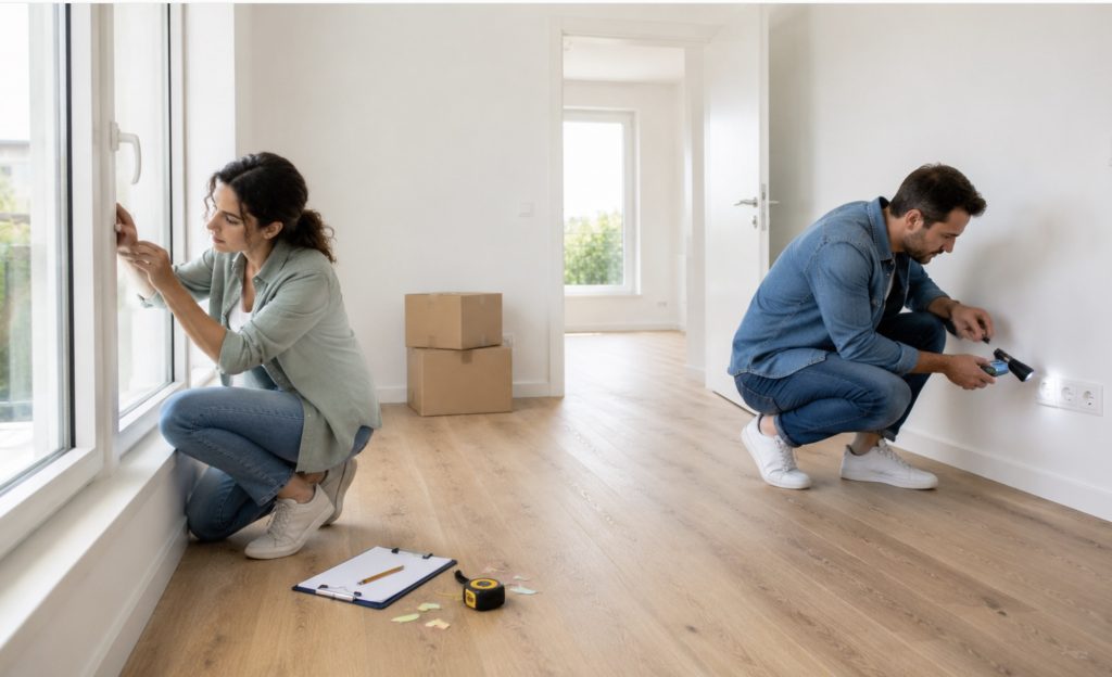 Was man in der neuen Wohnung prüfen sollte, bevor die Möbel kommen