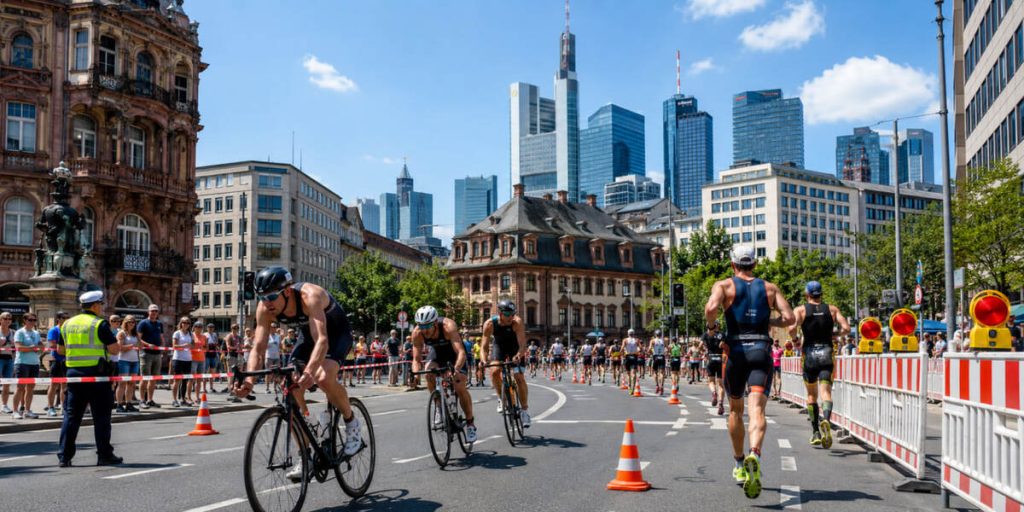 Frankfurt City Triathlon heute: Strecke, Startzeiten und Sperrungen