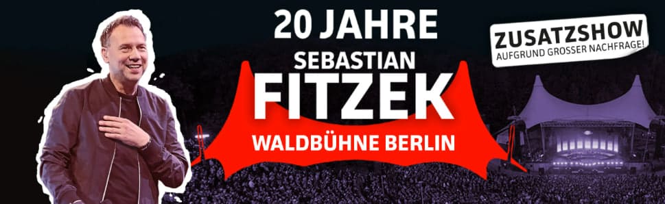 Sebastian Fitzek heute live: So seht ihr die Waldbühnen-Show im Stream