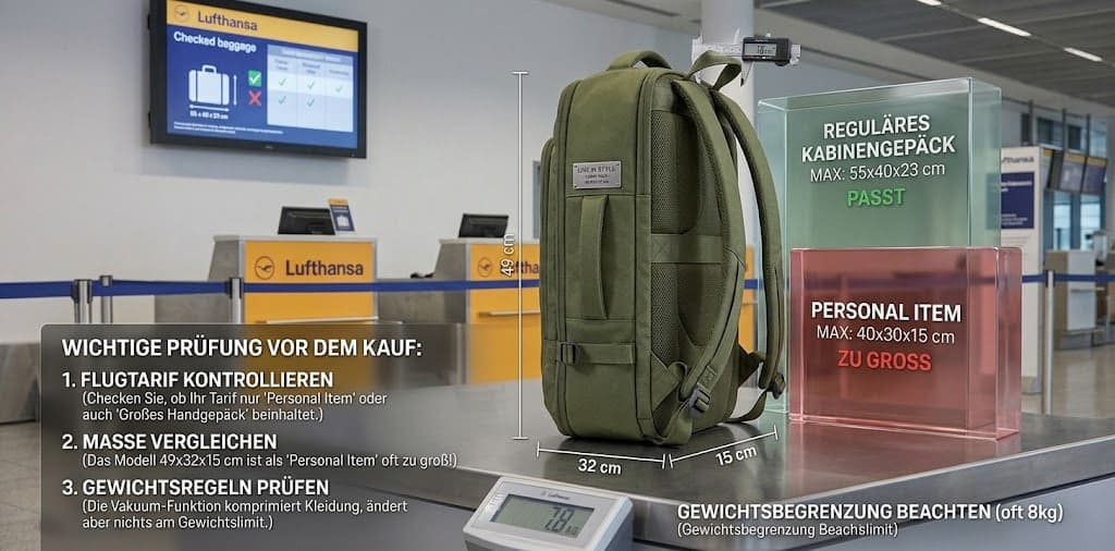 Aldi Rucksack Handgepäck: Maße, Preis und Start am 3. September