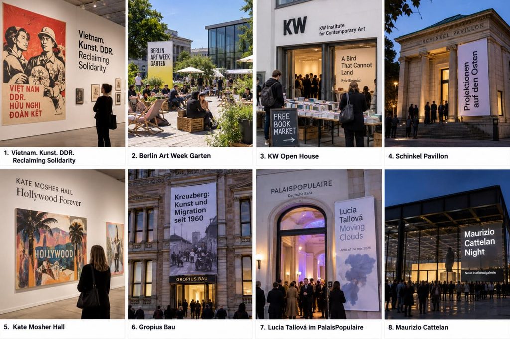 Berlin Art Week 2026 kostenlos erleben: Welche Openings am 9. September wirklich einen Besuch wert sind