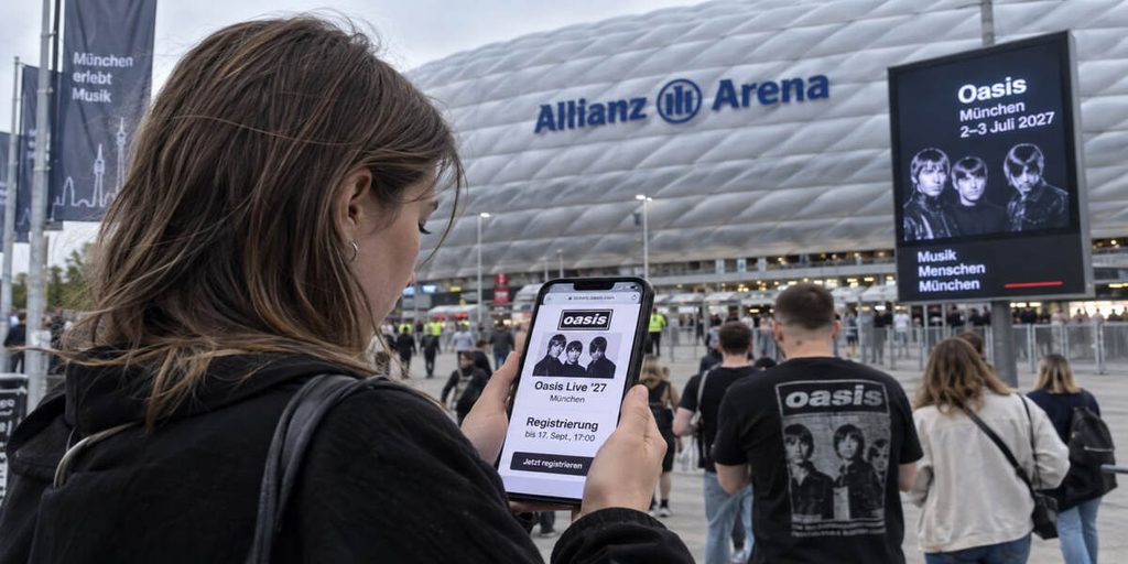 Oasis 2027 in München: So funktioniert der Ticketverkauf ohne freien Vorverkauf Oasis 2027 in München: So funktioniert der Ticketverkauf ohne freien Vorverkauf