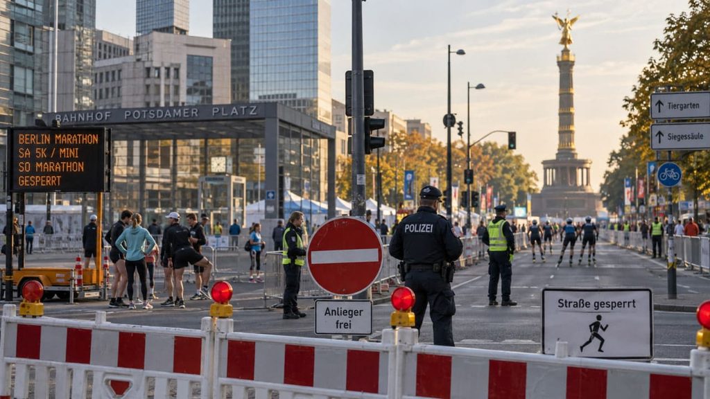 Berlin-Marathon 2026: Wo Berlin am 26. und 27. September gesperrt wird