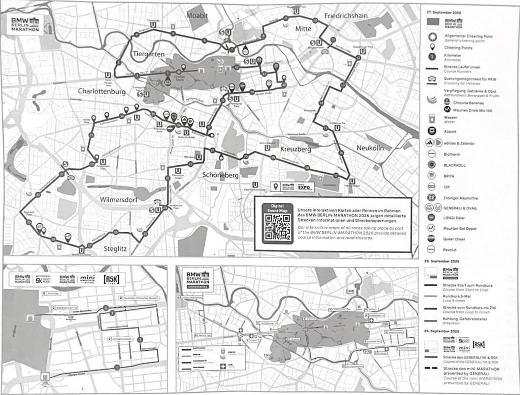 Berlin-Marathon 2026: Wo Berlin am 26. und 27. September gesperrt wird