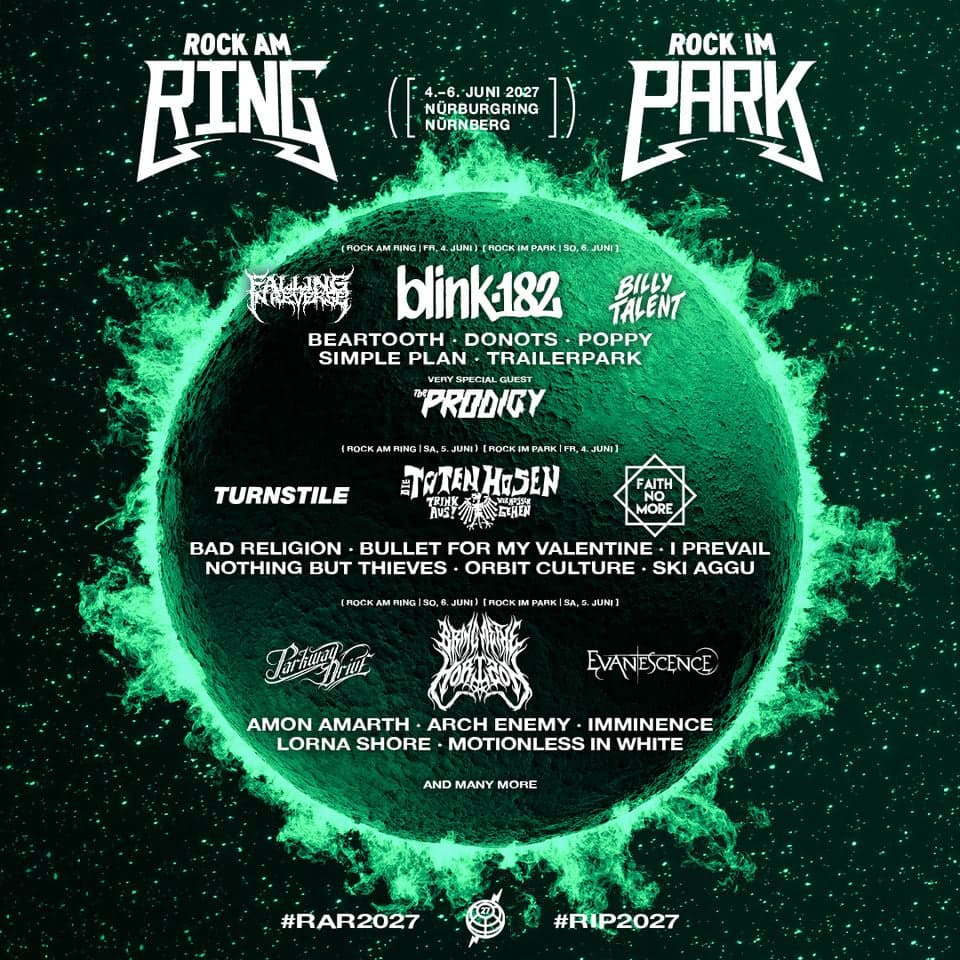 Rock am Ring 2027: Diese Bands sind jetzt neu bestätigt – und das Line-up nimmt Form an