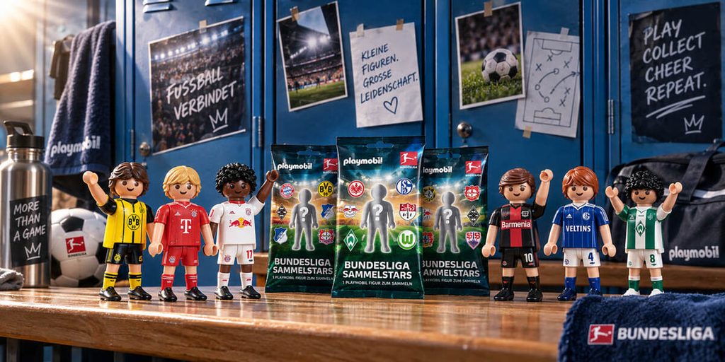 PLAYMOBIL Bundesliga-Sammelstars: So funktioniert die neue Kollektion mit 198 Spielern PLAYMOBIL Bundesliga-Sammelstars: So funktioniert die neue Kollektion mit 198 Spielern