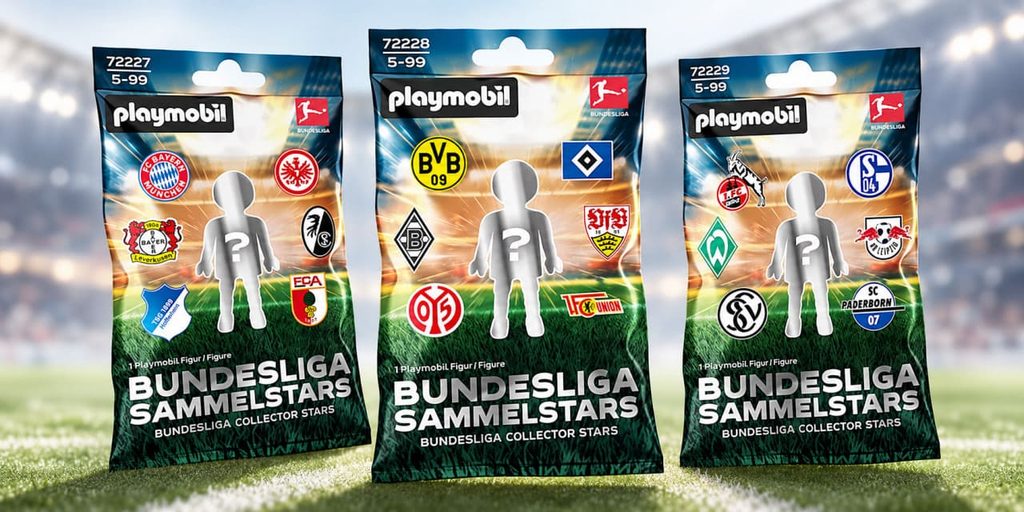 PLAYMOBIL Bundesliga-Sammelstars: So funktioniert die neue Kollektion mit 198 Spielern