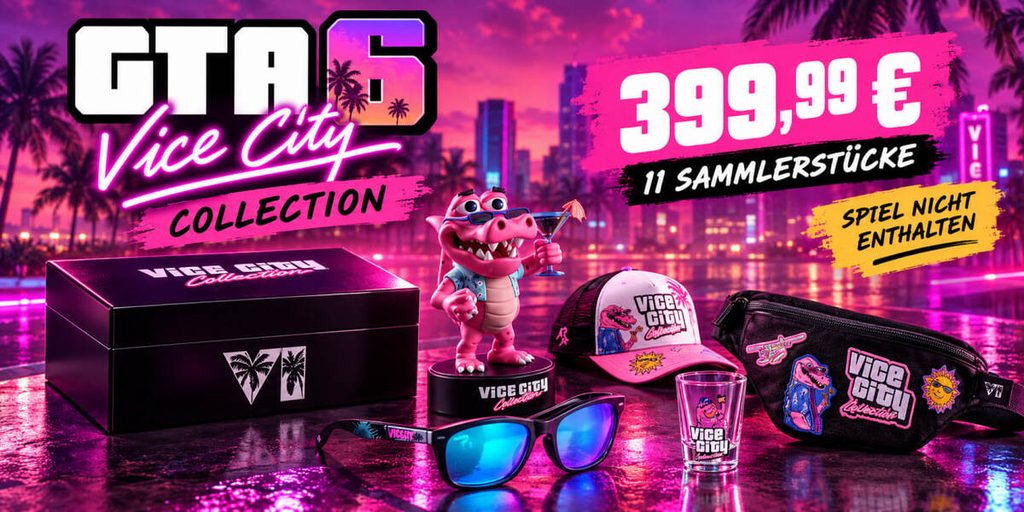 GTA 6 Vice City Collection: Was für 399,99 Euro in der Sammlerbox steckt – und was überraschend fehlt GTA 6 Vice City Collection: Was für 399,99 Euro in der Sammlerbox steckt – und was überraschend fehlt