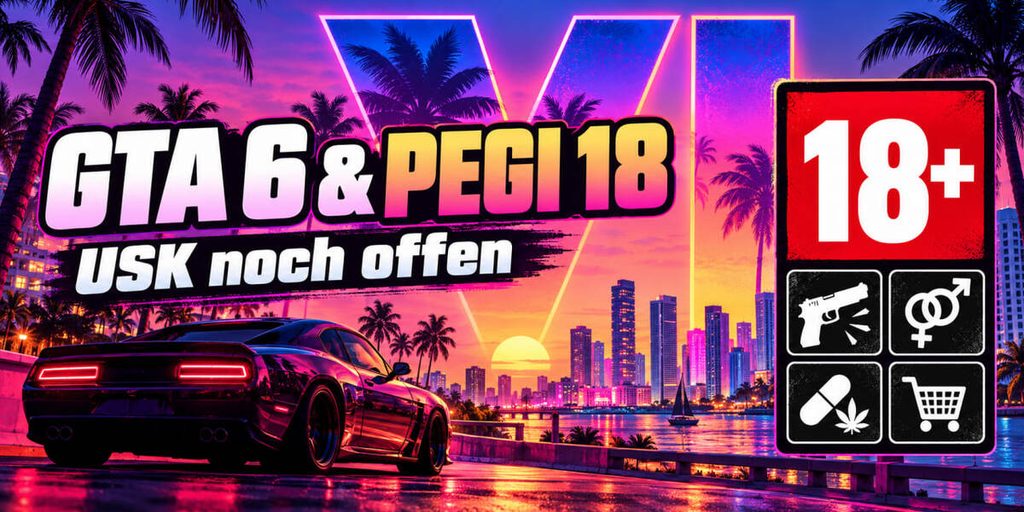 Ist GTA 6schon ab 18? Was zum PEGI-Eintrag bekannt ist und was für Deutschland noch fehlt Ist GTA 6schon ab 18? Was zum PEGI-Eintrag bekannt ist und was für Deutschland noch fehlt