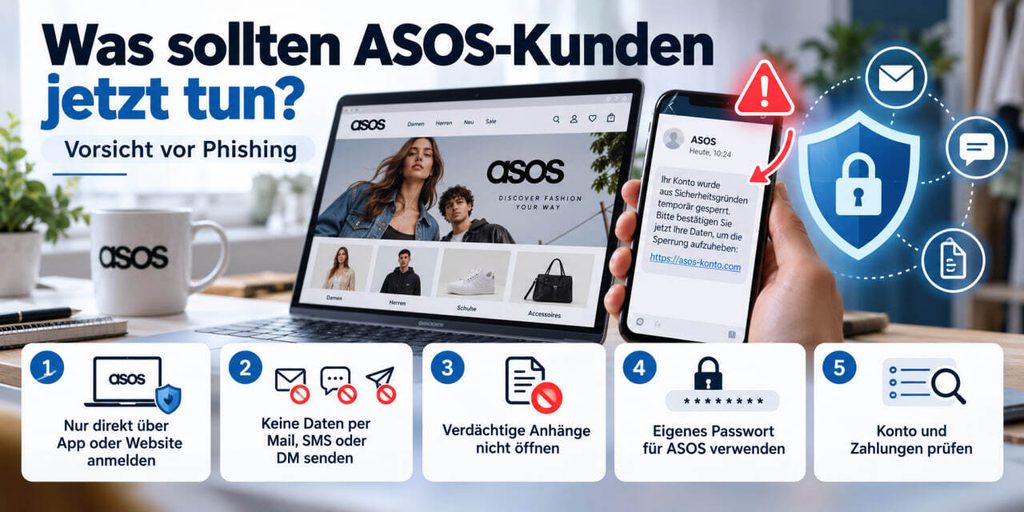 ASOS-Sicherheitsvorfall: Welche Kundendaten betroffen sein könnten und was Nutzer jetzt wissen müssen