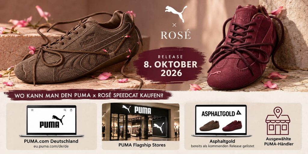 PUMA x ROSÉ Speedcat startet am 8. Oktober: Welche Modelle erscheinen, was sie kosten und wo man sie kaufen kann