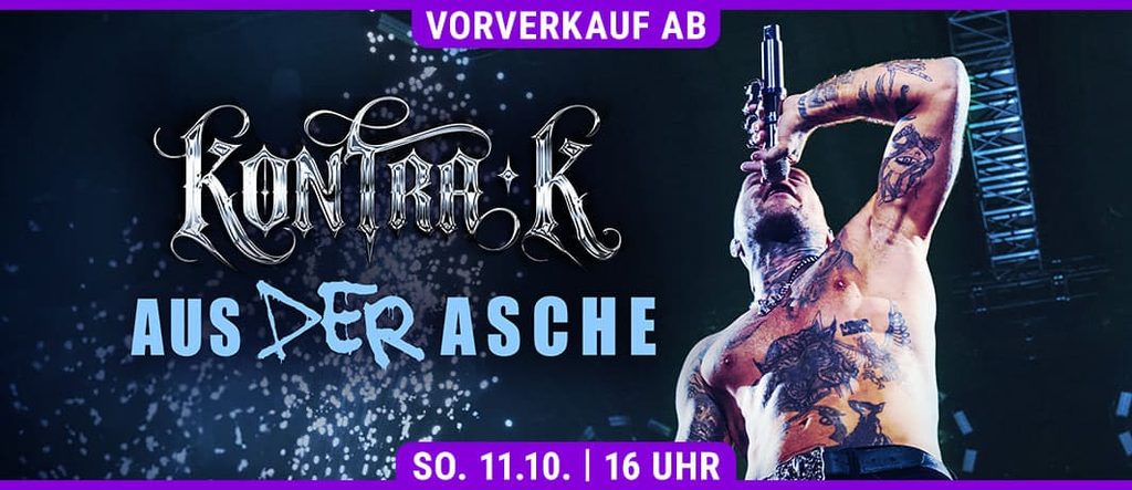 Kontra K Tour 2027: Vorverkauf startet am 10. Oktober – alle zwölf Konzerttermine und Ticketoptionen