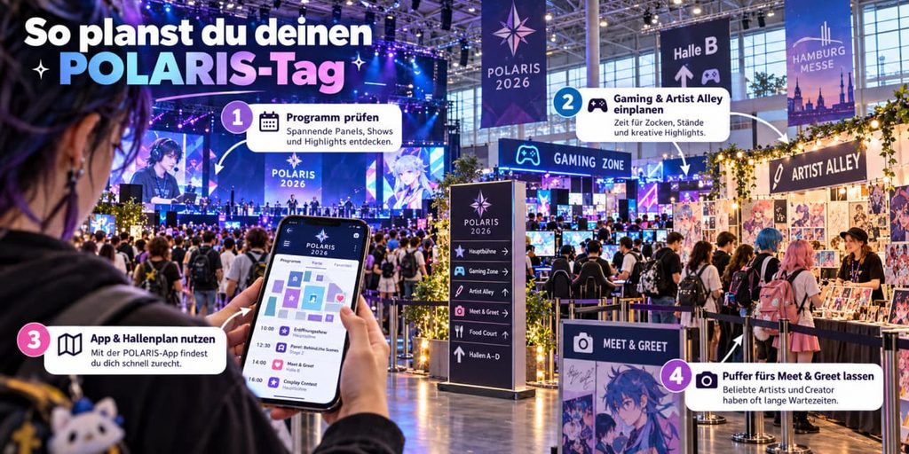 POLARIS Convention 2026 in Hamburg startet am 9. Oktober: Tickets, Öffnungszeiten und Programm mit Trymacs und PietSmiet