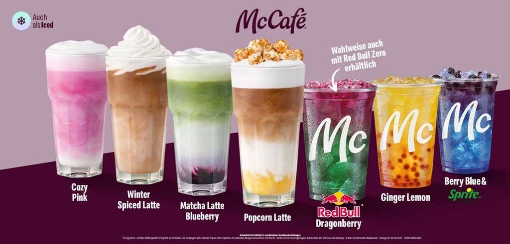 McCafé Herbst-Drinks 2026: Welche sieben Sorten McDonald’s anbietet und was in den neuen Getränken steckt