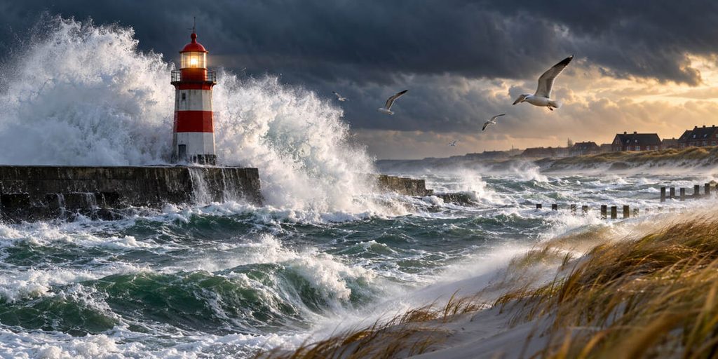 Unwetter durch Sturmtief Manja am 25. Oktober: Welche Regionen betroffen sind, wo Fähren ausfallen und wie lange der Sturm anhält